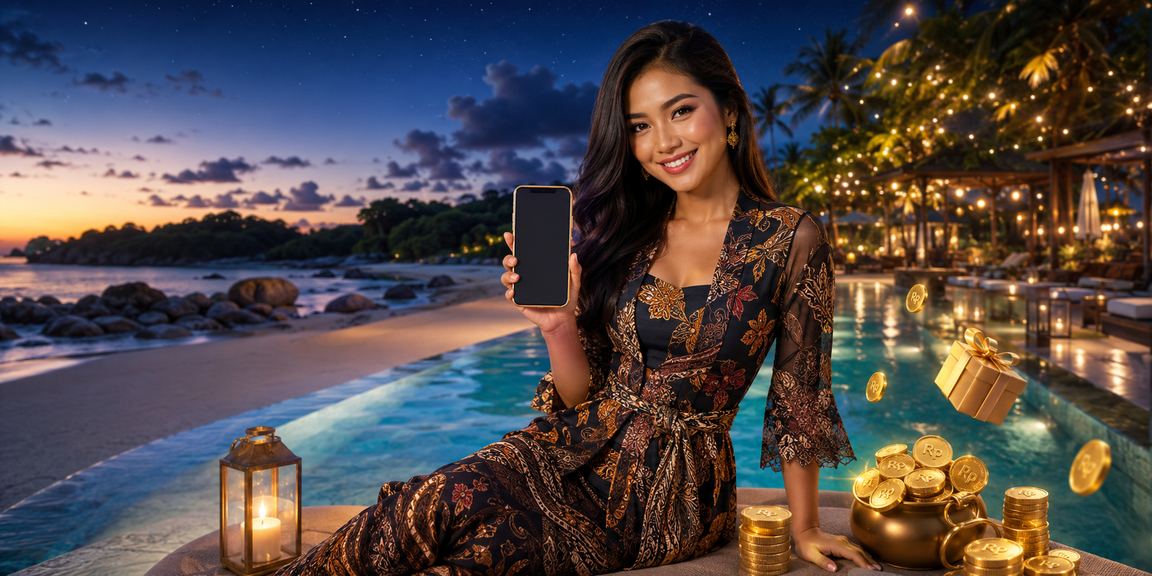 Pengguna himalaya4d mengakses platform dari pantai menggunakan ponsel