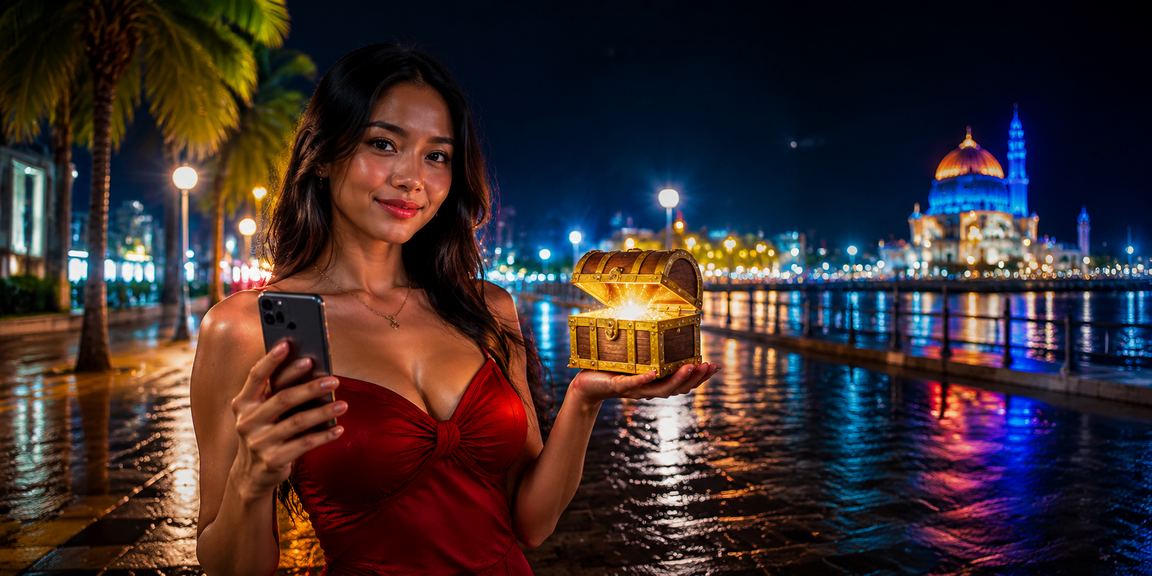 Pengguna ponsel muda Vietnam mengakses platform keuangan kasino online dengan antusias